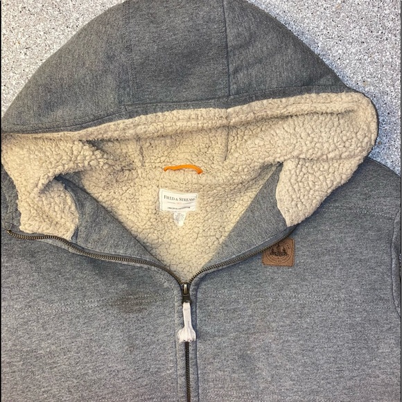 Field & Stream Quilted Sherpa Lined Hooded Jacket - Picture 6 of 6